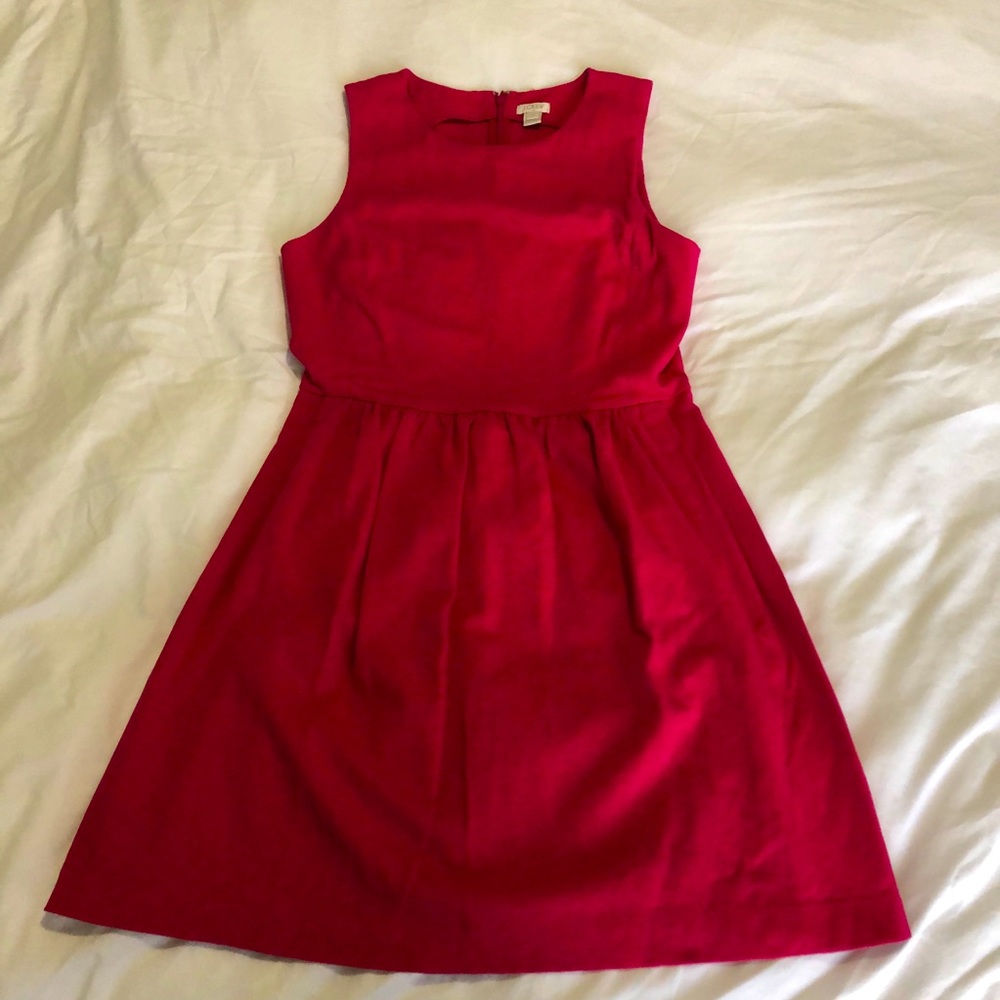 Pink cotton JCrew factory dress